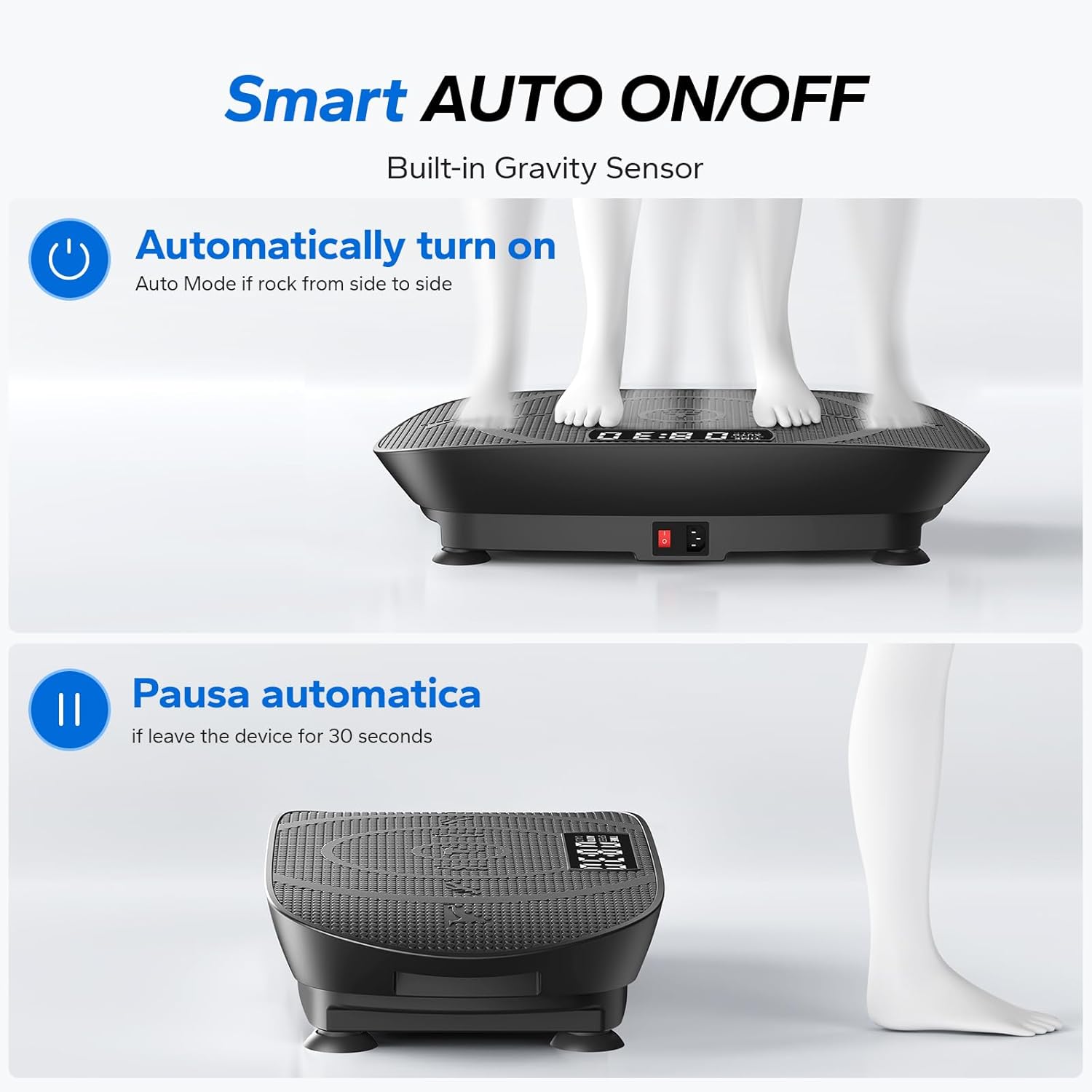 Vibration Plate Exercise Machine Whole Body Trainer Bluetooth