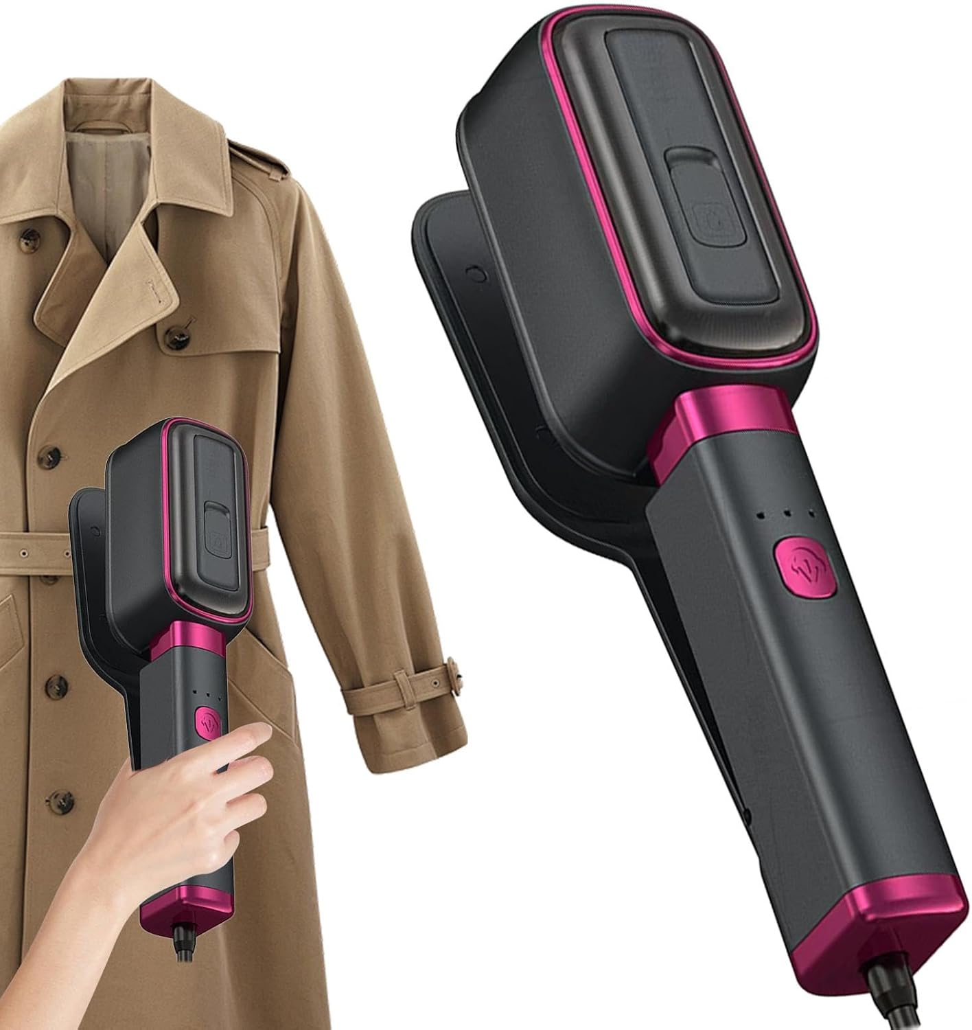 Mini Garment Steamer Foldable Portable Travel Iron 60ml Tank