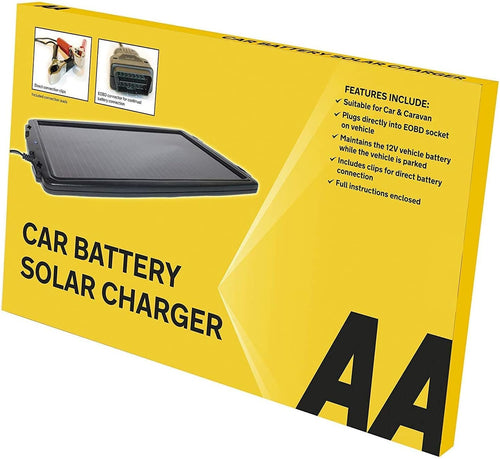 12V Solar Car Battery Charger for Car Van Caravan