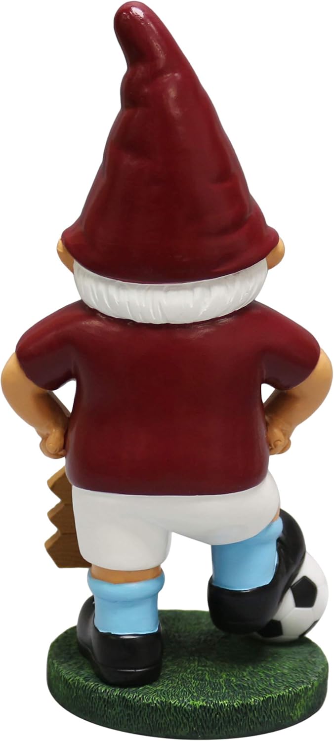 Soccer Fan Garden Gnome Keep Off Pitch Ornament Lawn Decor 20cm