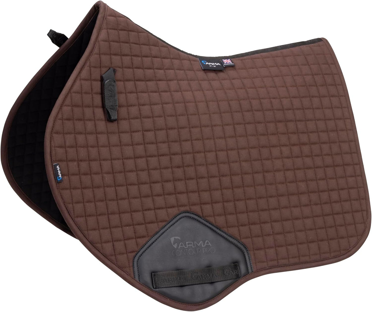 Deluxe Cotton Jump Saddlecloth Brown Breathable