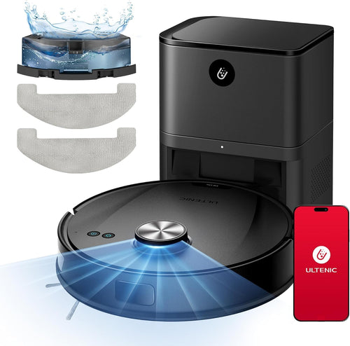 Robot Vacuum Mop Self Empty 5000Pa LiDAR Mapping WiFi Auto Clean