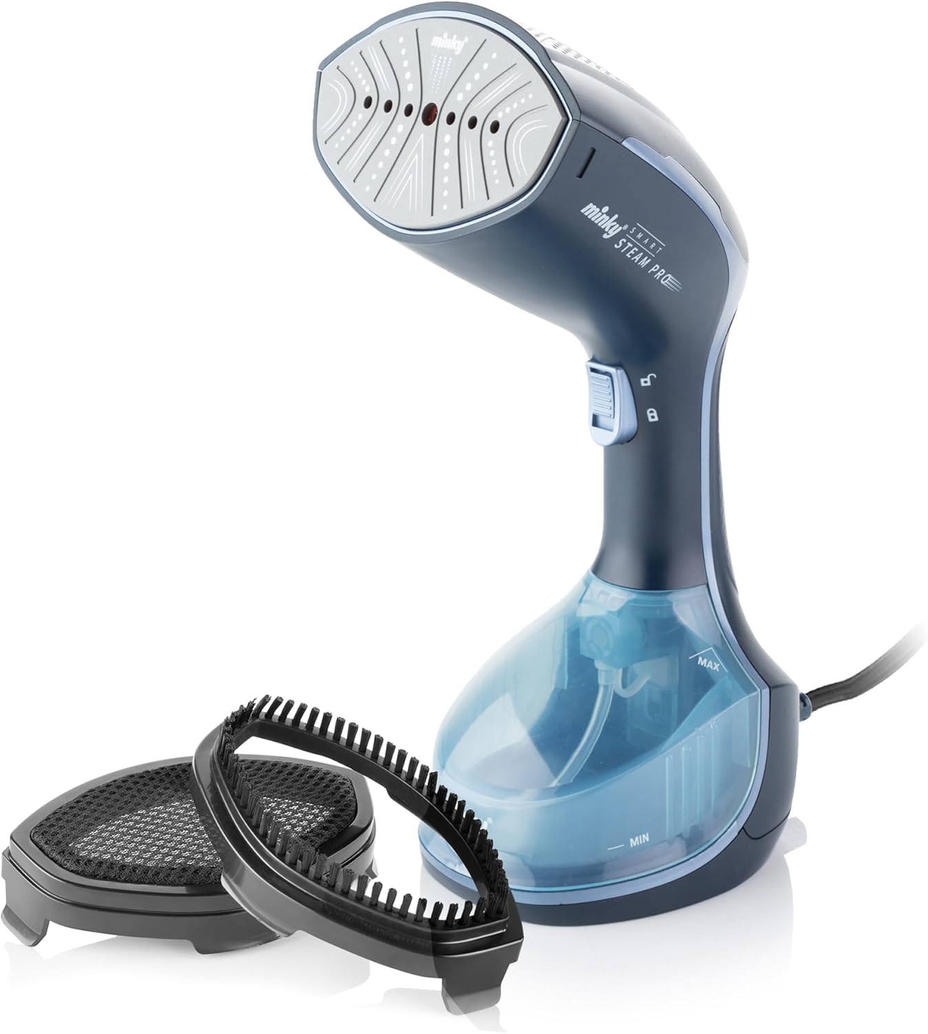 Handheld Garment Steamer 1500W Fast Heat 250ml Tank Fabric Brush