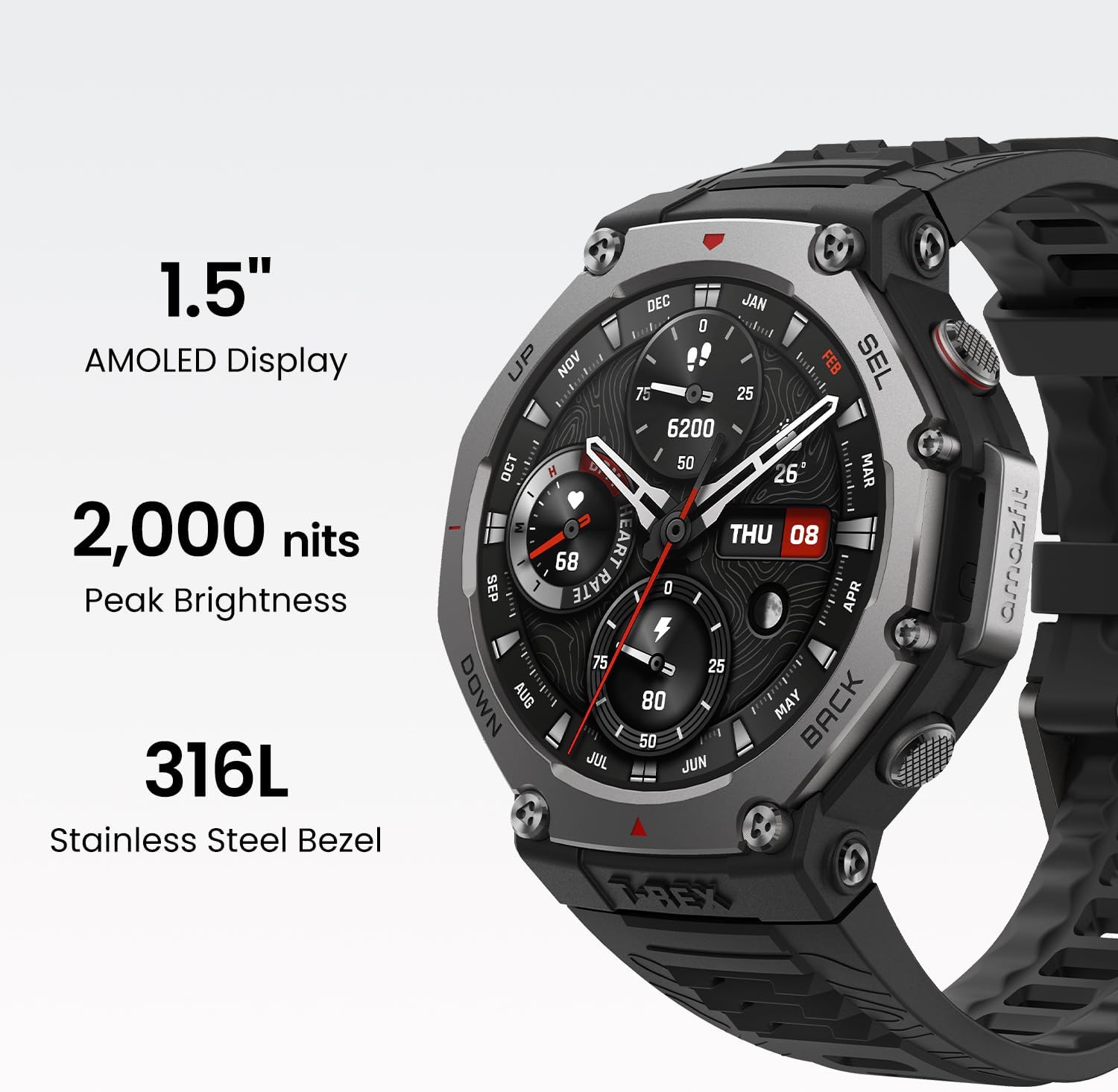 Outdoor GPS Smart Watch 27 Day Battery 170 Sports