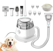 Dog Grooming Vacuum Kit 11 Tool Quiet Trimmer Thick Hair
