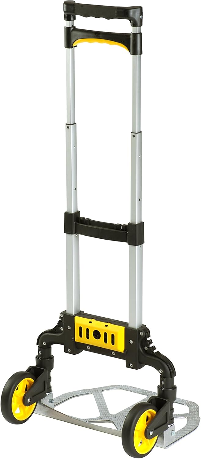 Compact Folding Hand Truck Trolley 60KG Aluminium Cart