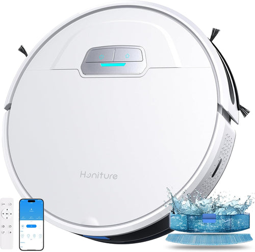 Robot Vacuum Mop 7000Pa LiDAR Mapping Ultra Slim App Alexa
