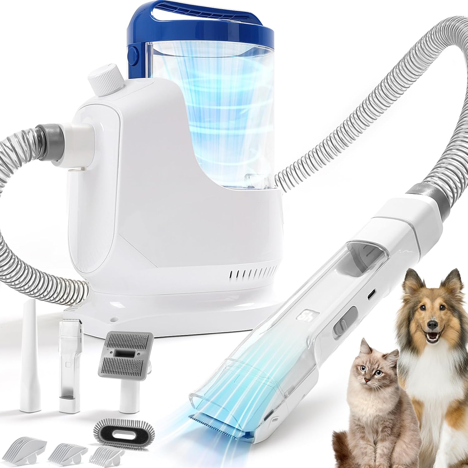 Dog Grooming Vacuum 12000Pa 3L Clipper Kit Low Noise