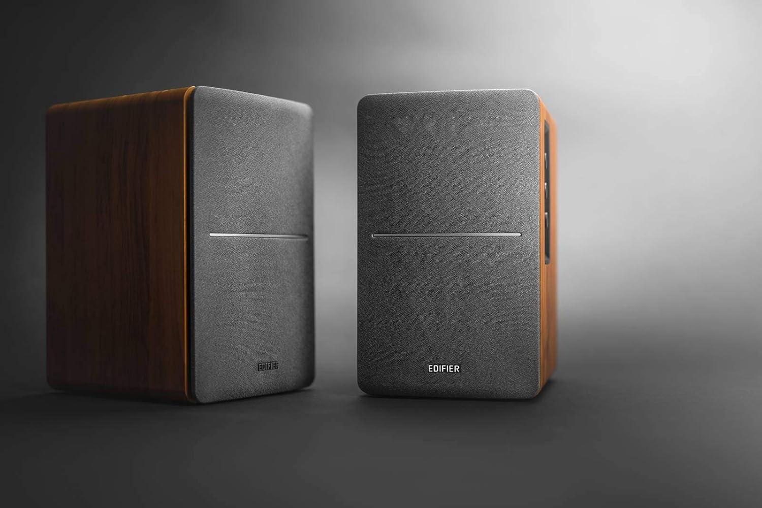 Active Bookshelf Speakers 42W Bluetooth Optical Coaxial RCA