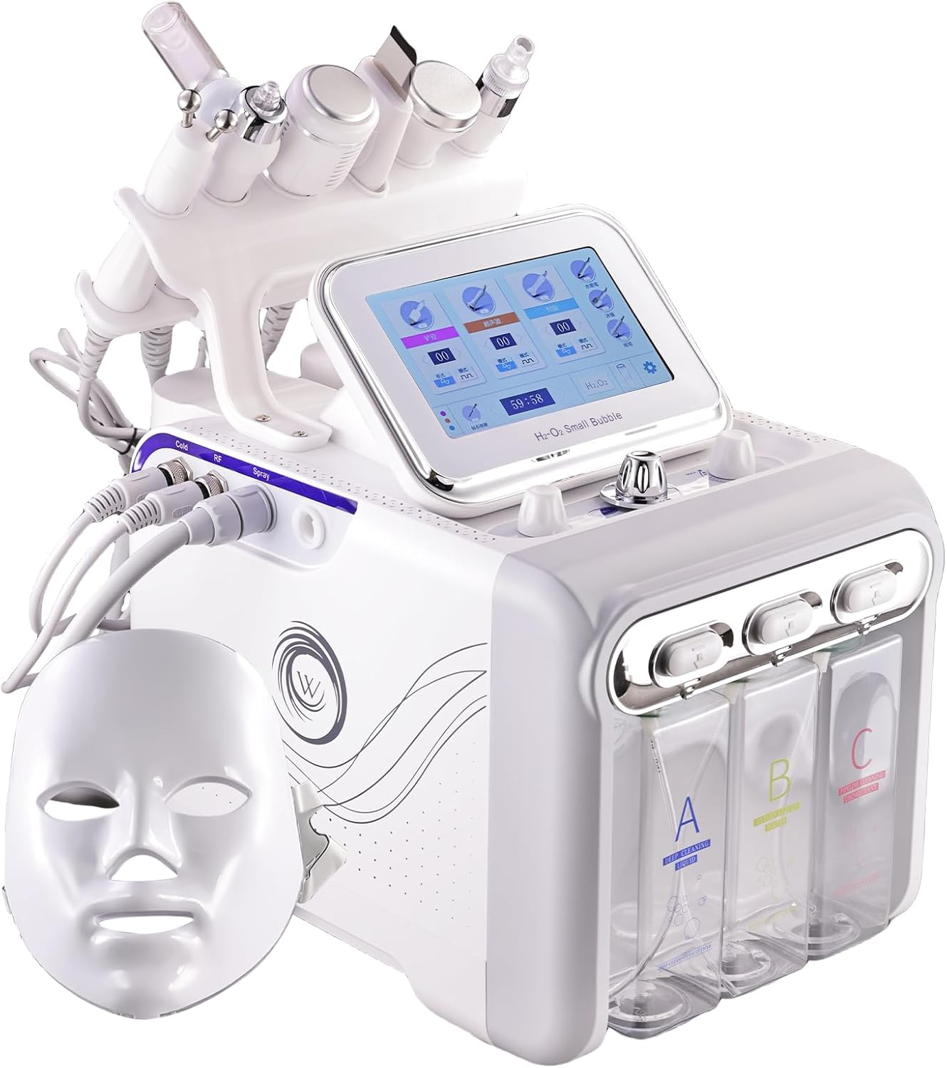 7 in 1 Hydrogen Facial Beauty Machine Hydrodermabrasion LED