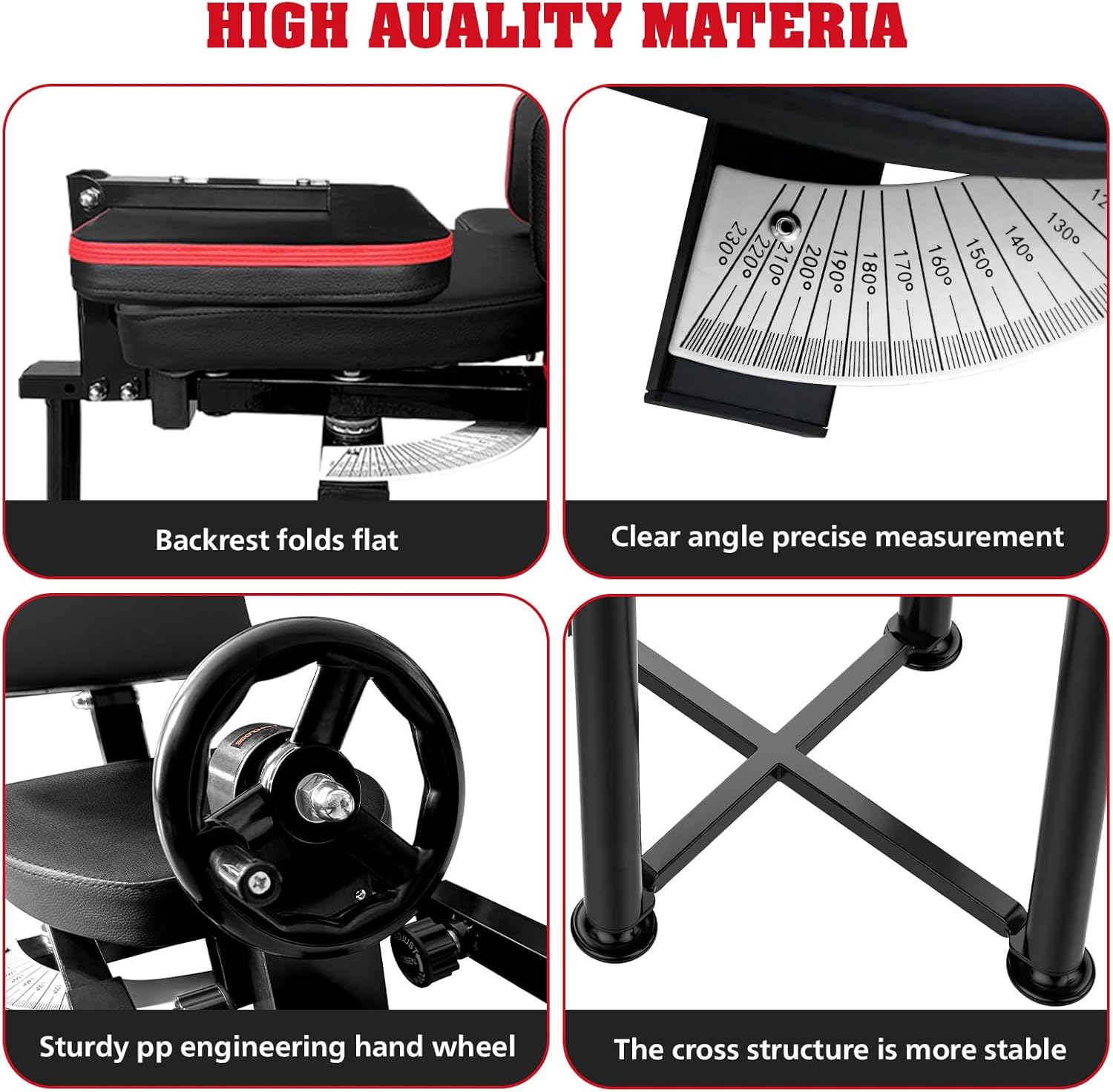 Leg Stretcher Split Machine Adjustable Flexibility Trainer 330 lb
