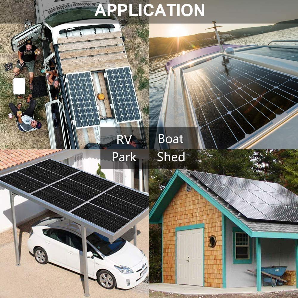 200W Monocrystalline Solar Panel High Efficiency RV Off Grid