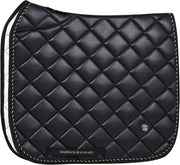 Dressage Saddle Pad Leather Shock Absorption Waterproof