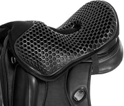 Dressage Gel Saddle Seat Cushion 20mm Size L Black Comfort Pad