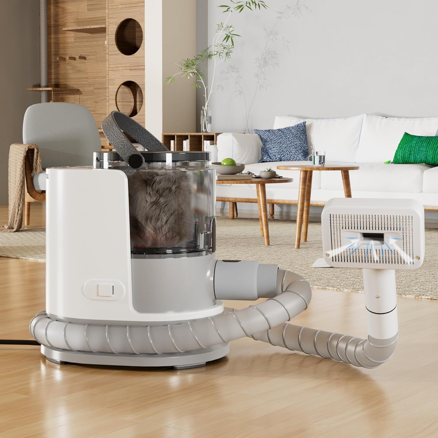 Dog Grooming Vacuum 12000Pa 5 in 1 Low Noise 1.5L Kit