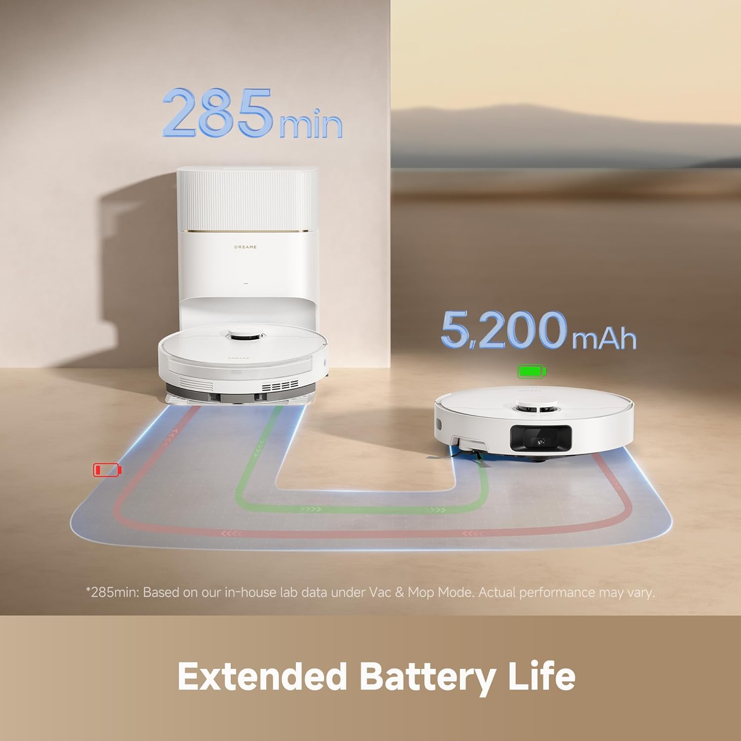 Robot Vacuum Mop 13000Pa Self Empty LiDAR Mapping Pet Hair