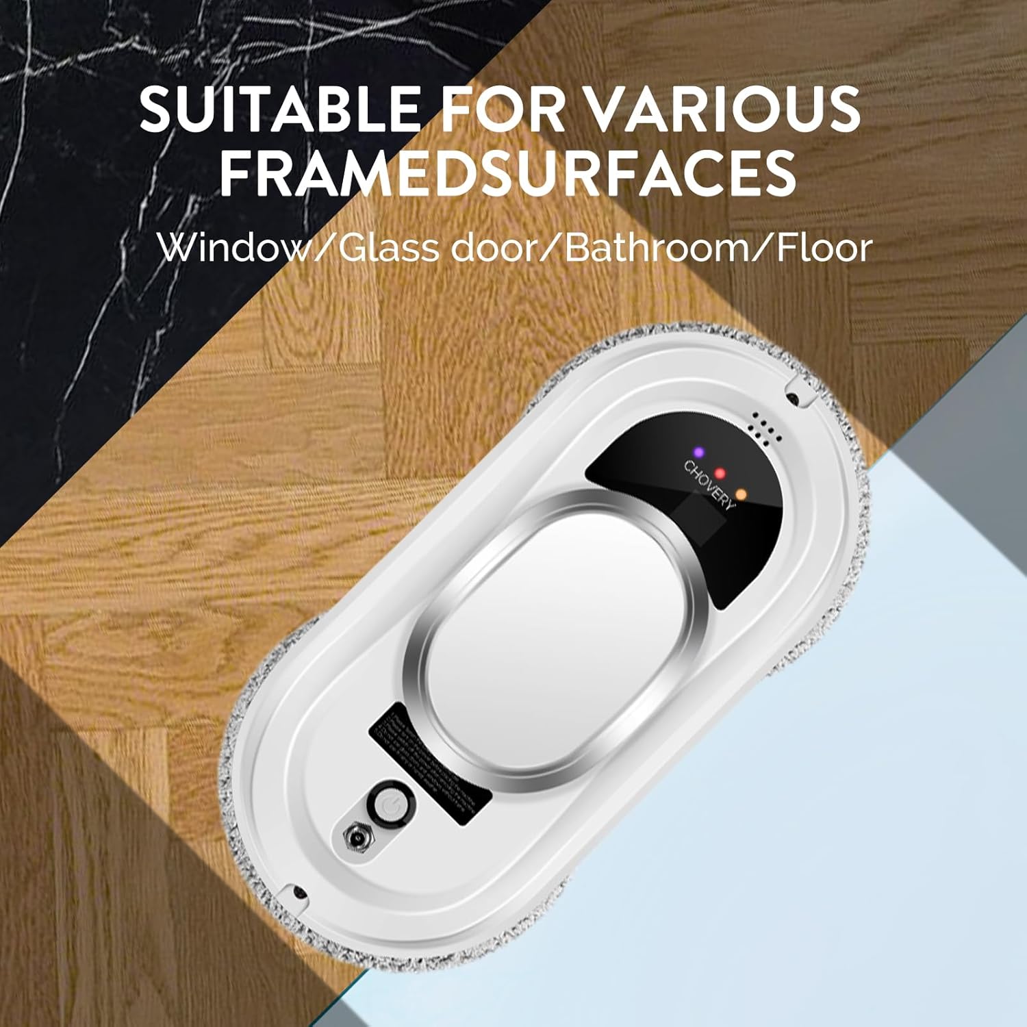Window Cleaning Robot 5600Pa Smart Glass Cleaner Remote Control