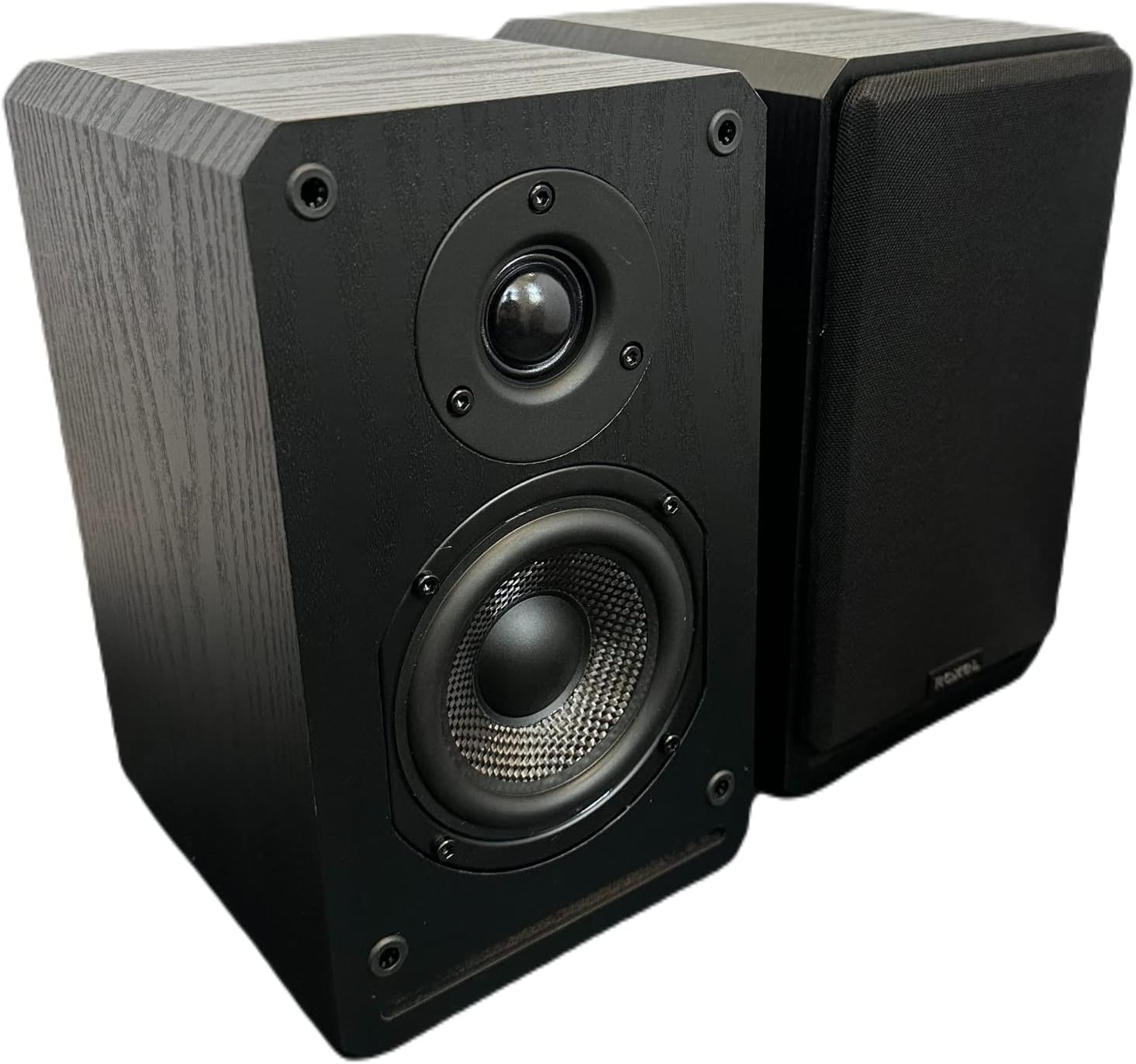 150W Passive Bookshelf Speakers 4" Carbon Woofer Silk Tweeter