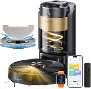 Robot Vacuum Mop 10000Pa Self Empty Bagless LiDAR 200Min