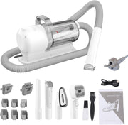 Pet Grooming Vacuum Clipper 5 In 1 2.5L Low Noise UK Plug