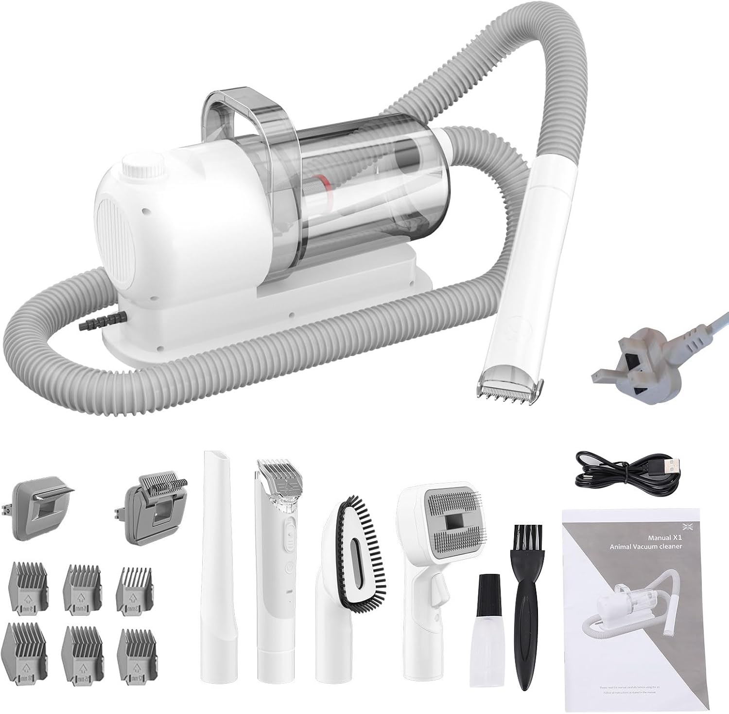 Pet Hair Removal Vacuum Kit 5 In 1 2.5L Low Noise
