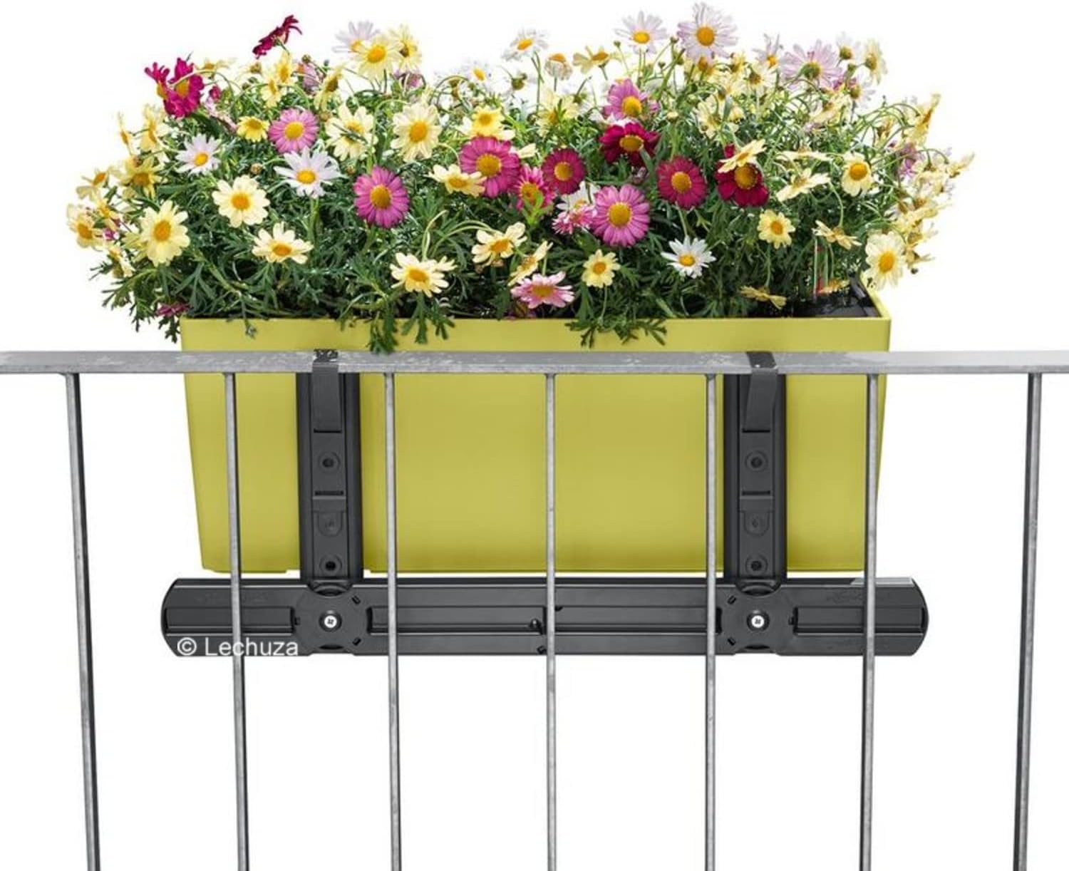 80cm Self Watering Window Box Planter Sand Brown Balcony Pot