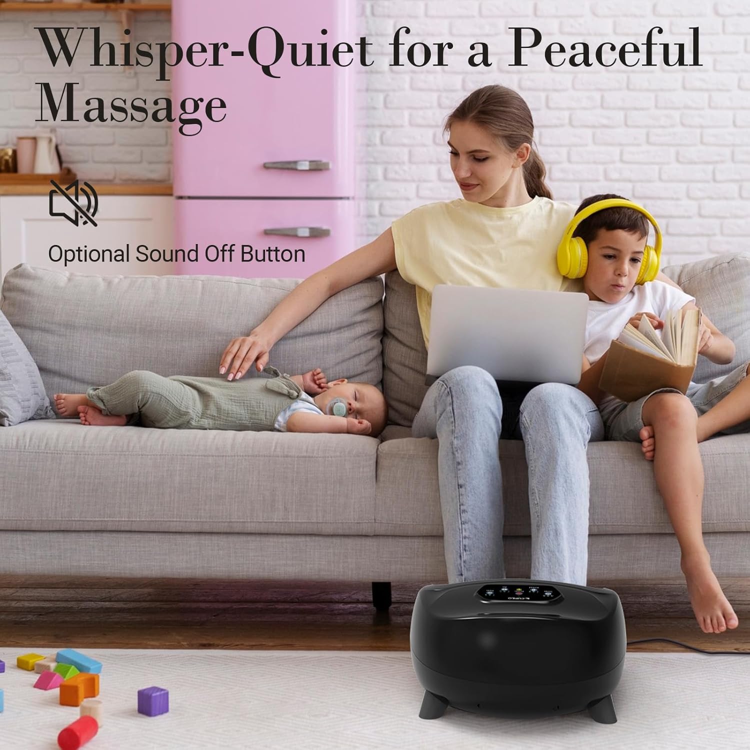 Shiatsu Foot Massager Plantar Fasciitis Neuropathy Remote Control