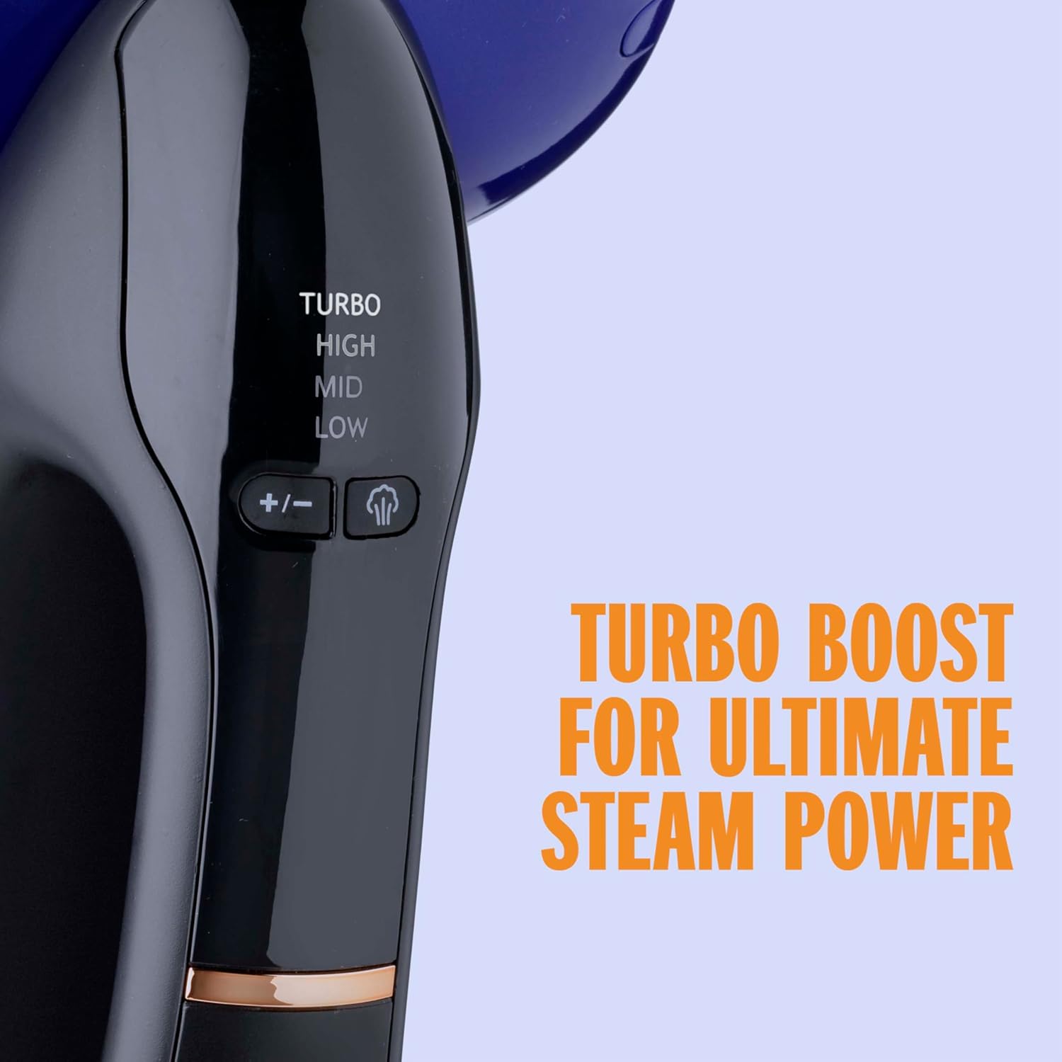 Handheld Garment Steamer 1840W 10s Heat 2in1 Iron 250ml