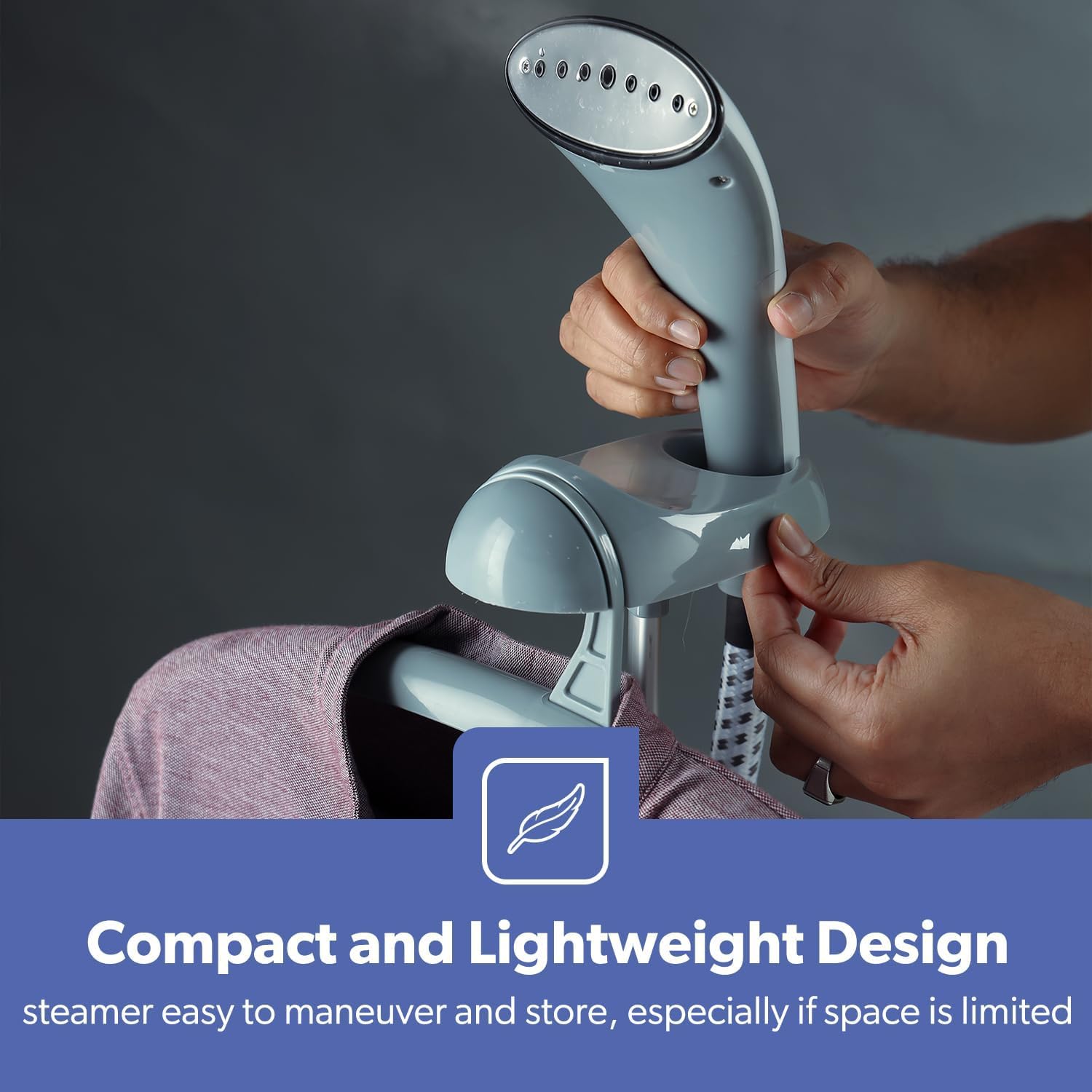 2000W Upright Garment Steamer 1.8L Tank 11 Modes 50 Min Steam