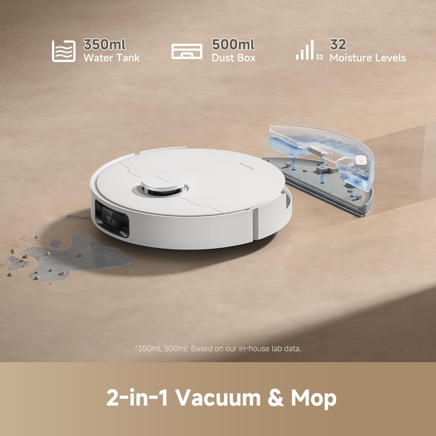 Robot Vacuum Mop Self Empty 13000Pa Smart Mapping App Control