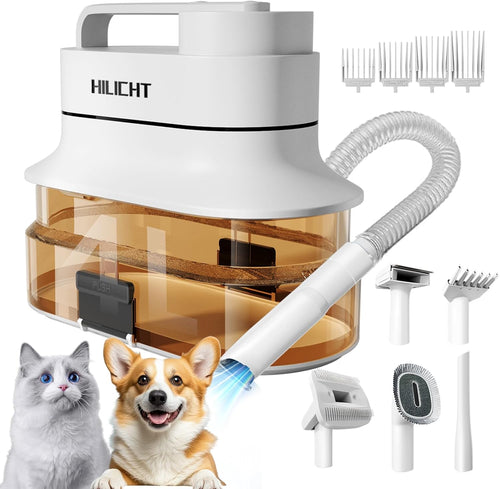Pet Grooming Vacuum Kit 4L 6 in 1 Quiet Dog Cat Hair Cleaner
