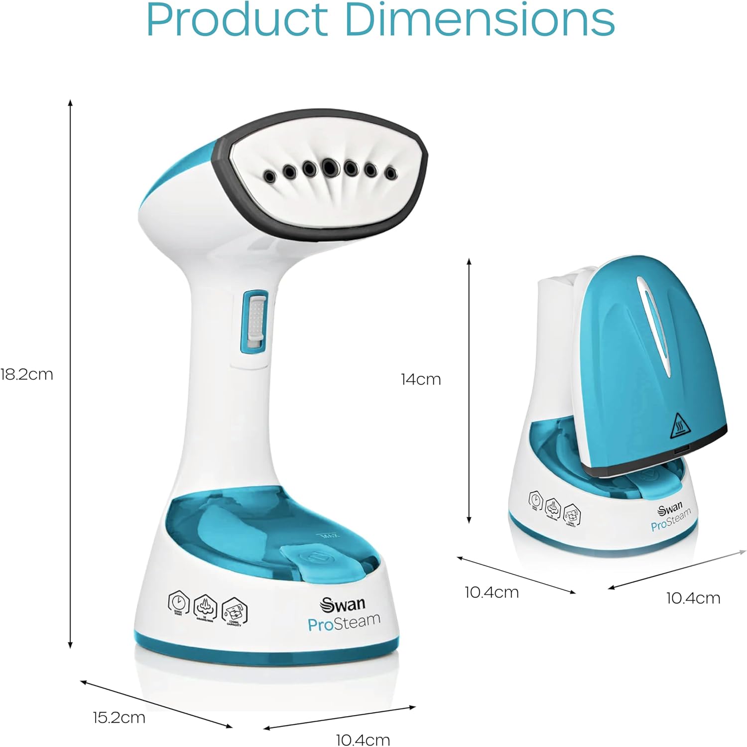 Handheld Garment Steamer 1470W Foldable 120ml Fast Steam Brush