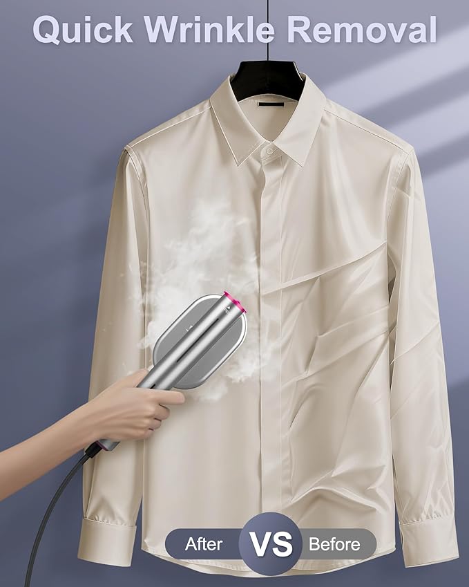 Travel Garment Steamer Portable Fast Heat Wrinkle Remover Dual Voltage