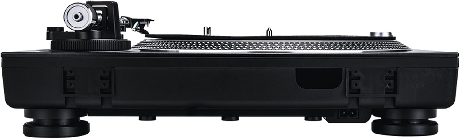 Direct Drive DJ Turntable Quartz Control Phono Line Output Black
