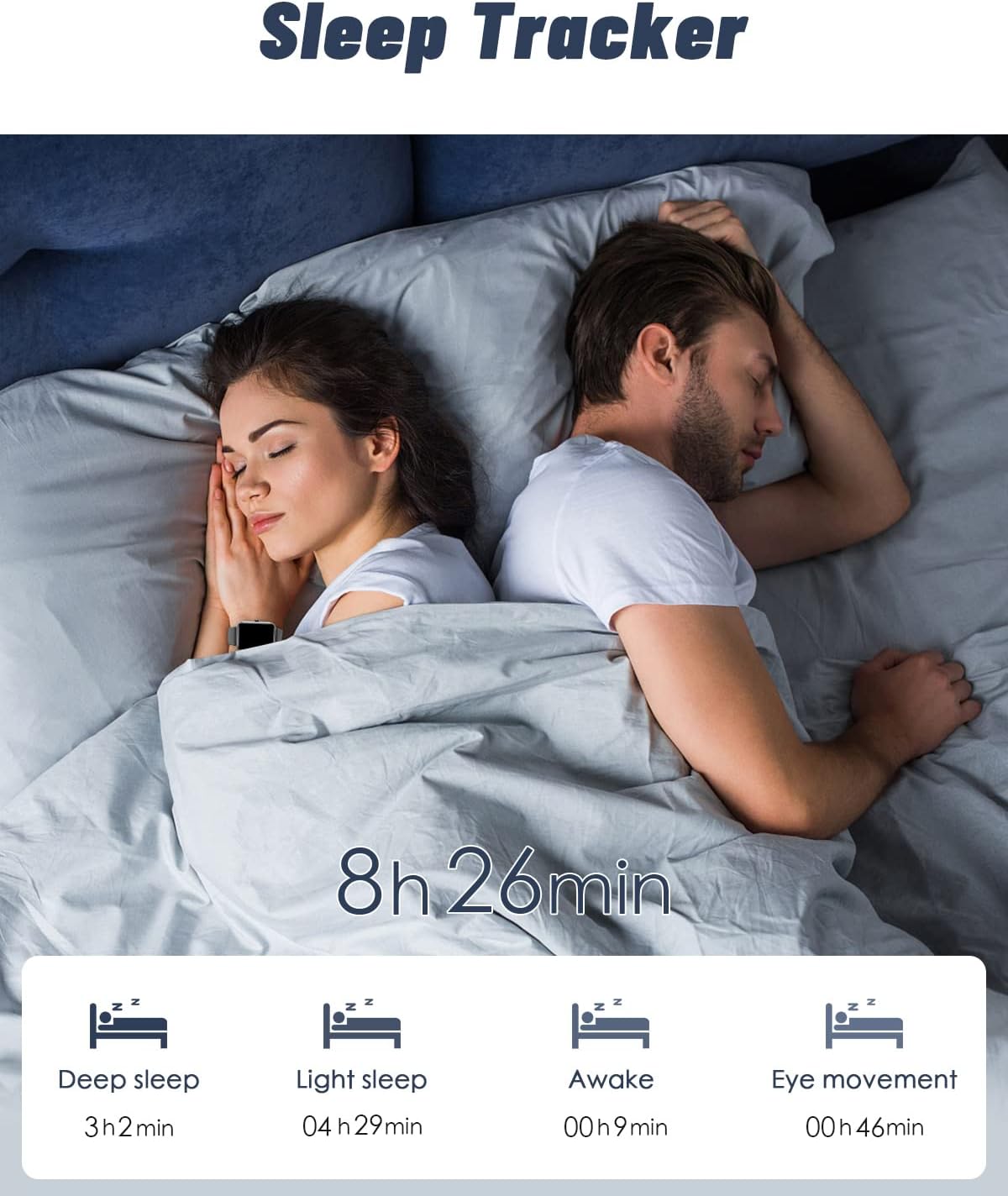 Smart Watch Bluetooth Call Heart Sleep Fitness Tracker