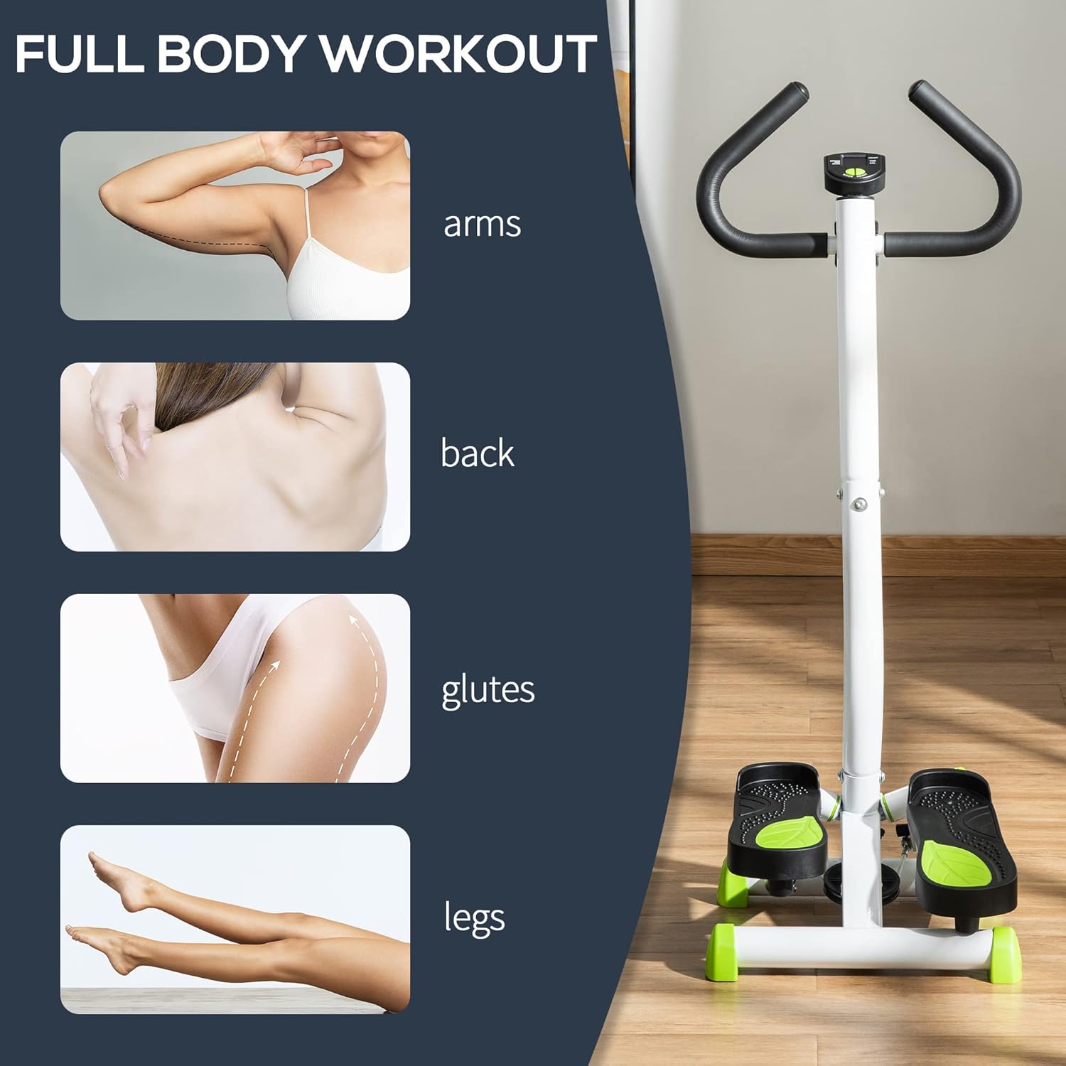 Twister Stepper Exercise Machine Cardio Trainer LCD Monitor