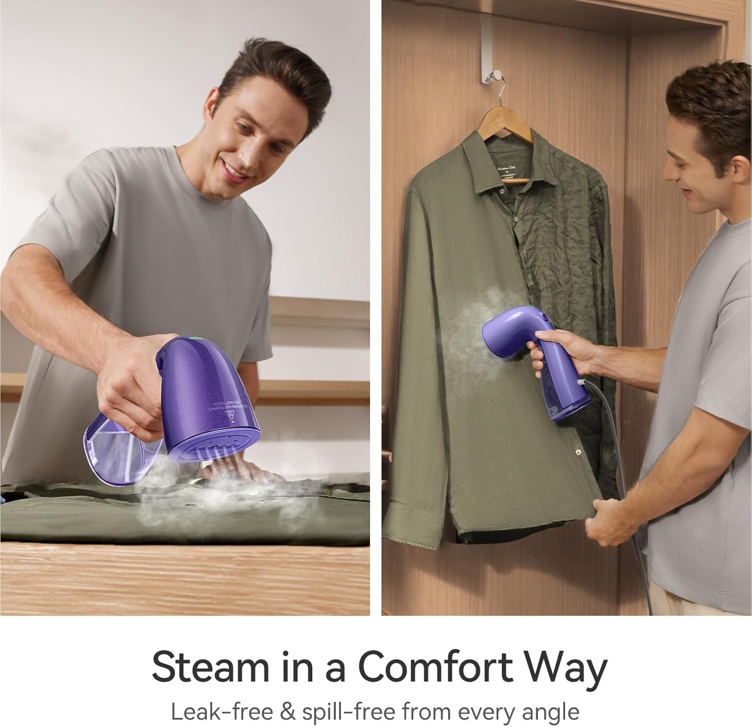Handheld Garment Steamer 1100W 300ml Tank Fast Steam