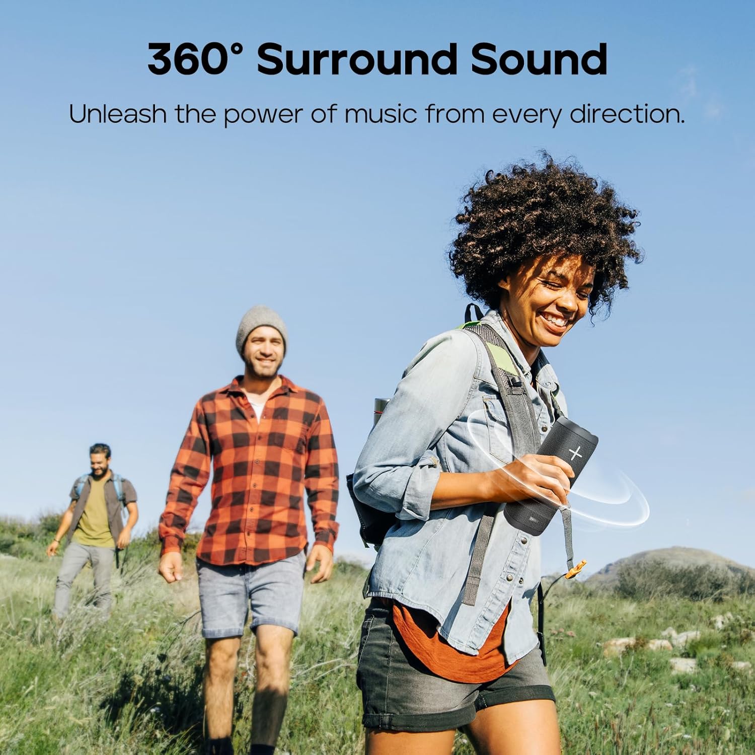 Bluetooth Speaker 34W 360 Sound Waterproof IPX7 24H Play