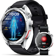 ECG Smart Watch Blood Pressure Call AMOLED SOS