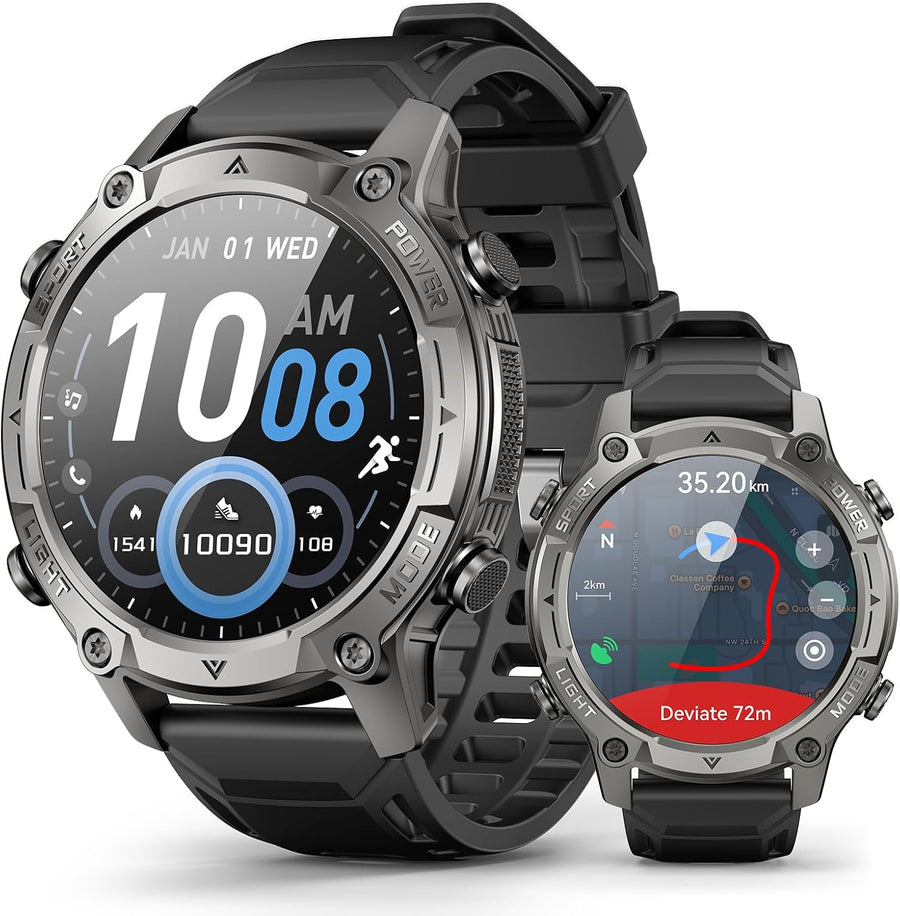 GPS Smart Watch Maps 178 Sports 21 Day Battery