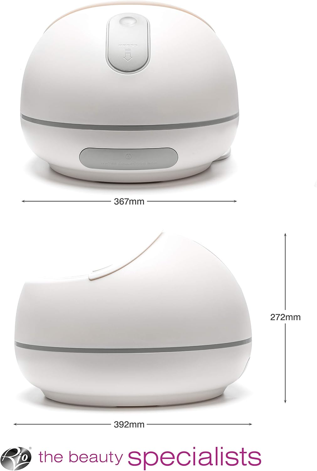 Steam Foot Spa Ultrasonic Heat Massage Rollers Timer Relax