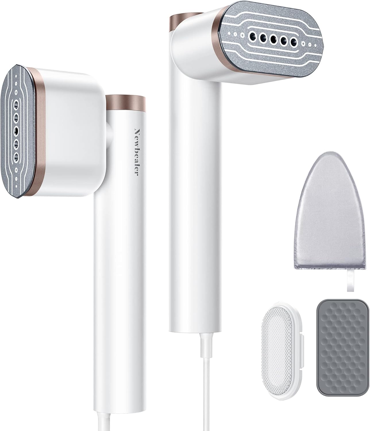 Handheld Clothes Steamer 2-in-1 Garment Steamer Fast Heat 2 Steam Levels