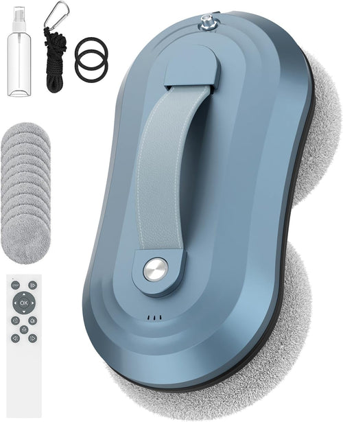 Window Cleaning Robot 5600Pa Suction AI Smart Glass Cleaner Remote