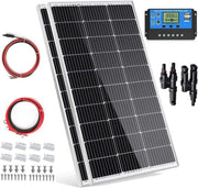200W Solar Panel Kit 2 x 100W 12V 20A Controller