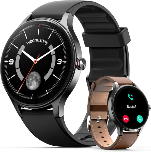 Mens Smart Watch Bluetooth Call Fitness Tracker Black