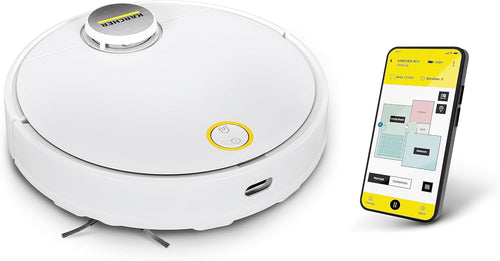 Robot Vacuum Mop 2500Pa LiDAR App Control Smart Mapping Auto