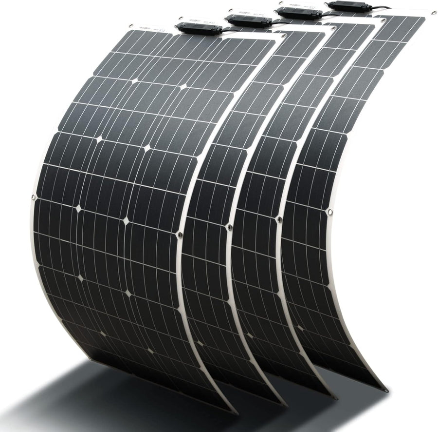 400W Flexible Solar Panel Kit 4x100W 12V RV Boat Charger