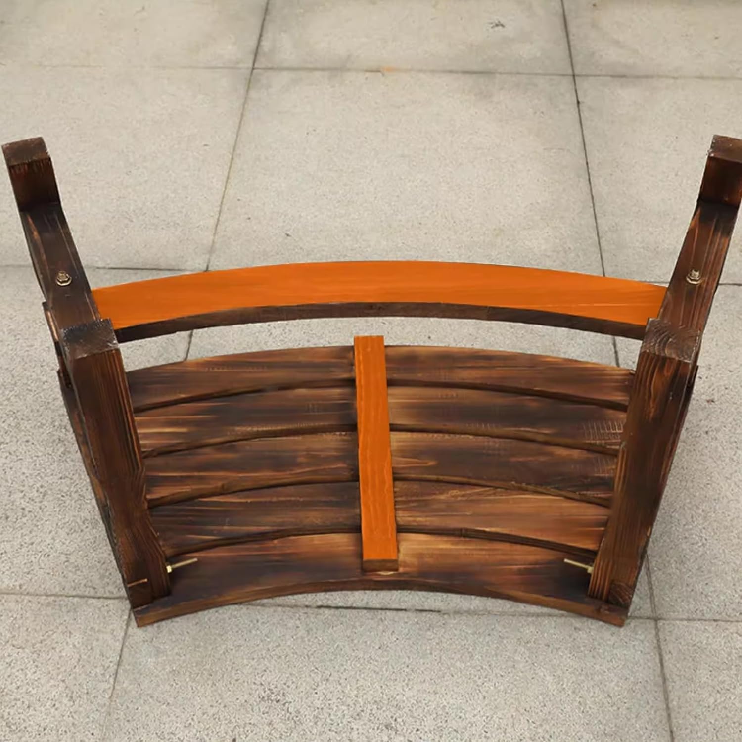 2 Seater Wooden Garden Bench Outdoor Patio Park Seat Weatherproof Brown