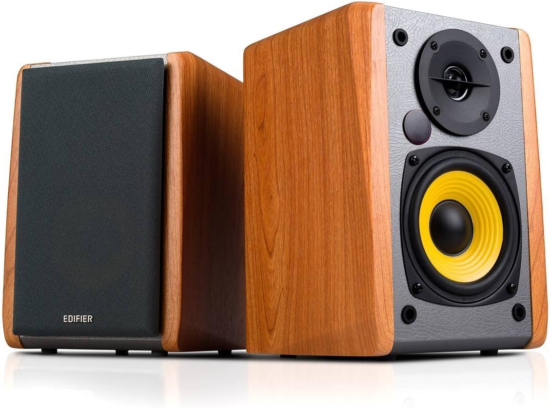 Bluetooth Turntable With Maple Active Speakers Automatic