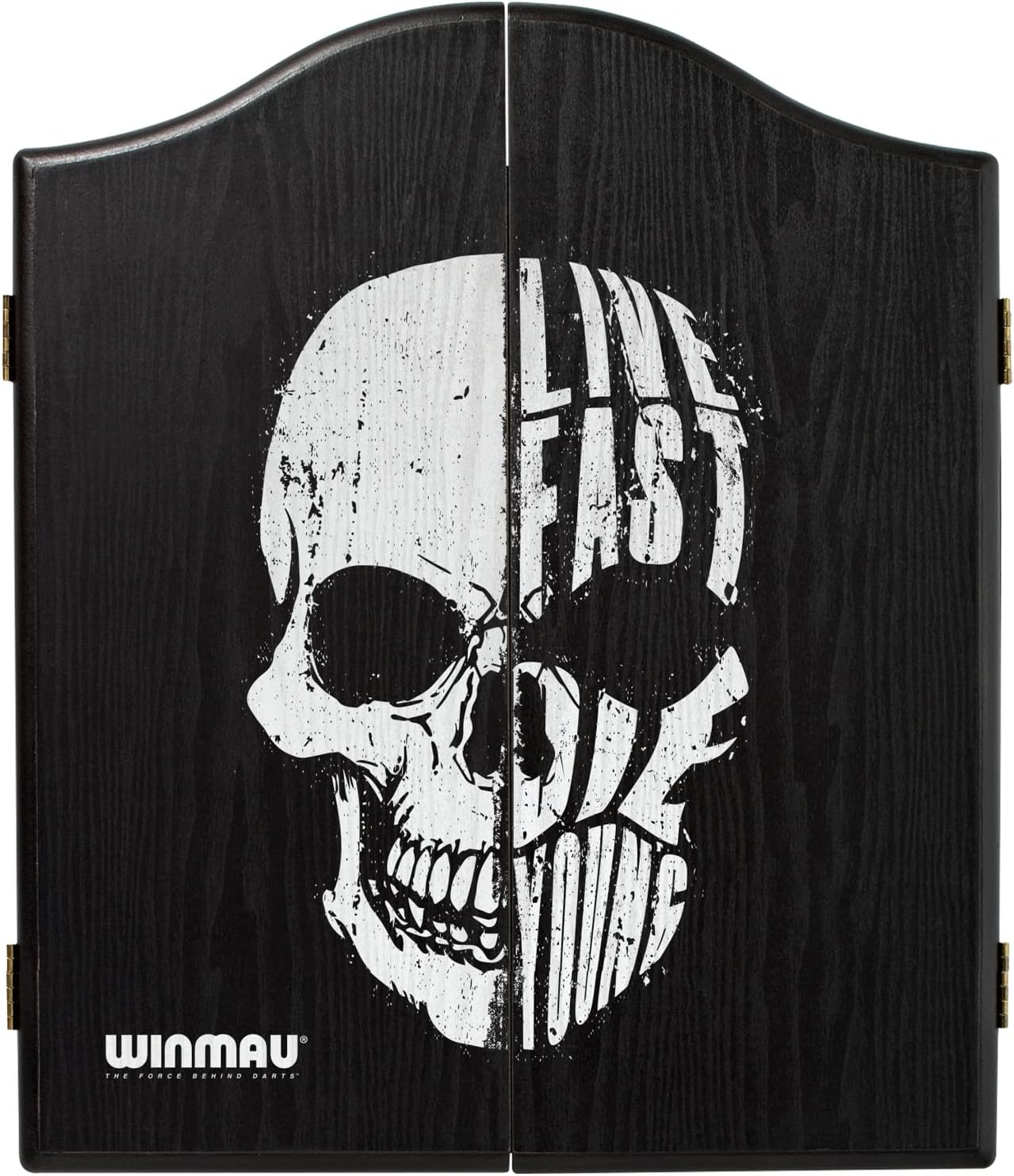 Dart Board Cabinet Skull Design Wood Scoreboard Doors Home